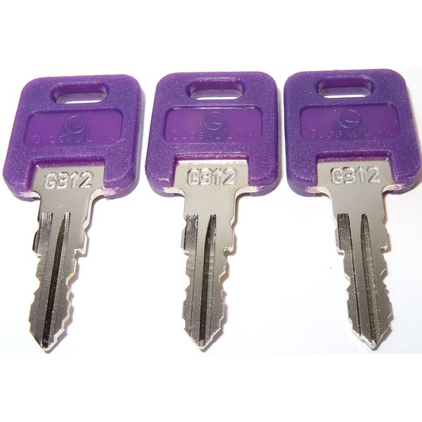 Global Link G312 Purple RV Keys : Engraved G312