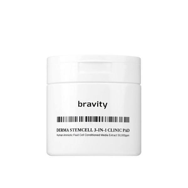 Bravity Derma Stem Cell 3-IN-1 Clinic Pads 60 Sheets