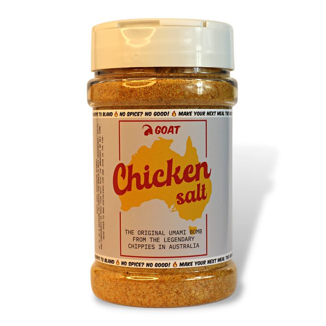 Australian Chicken Salt - the original umami bomb for chips, chicken or almost anything. Jumbo 300g Shaker. The Authentic Australian recipe.