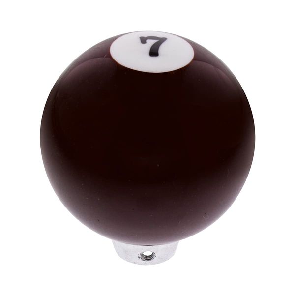 United Pacific 70757 Maroon '7' Ball Gearshift Knob