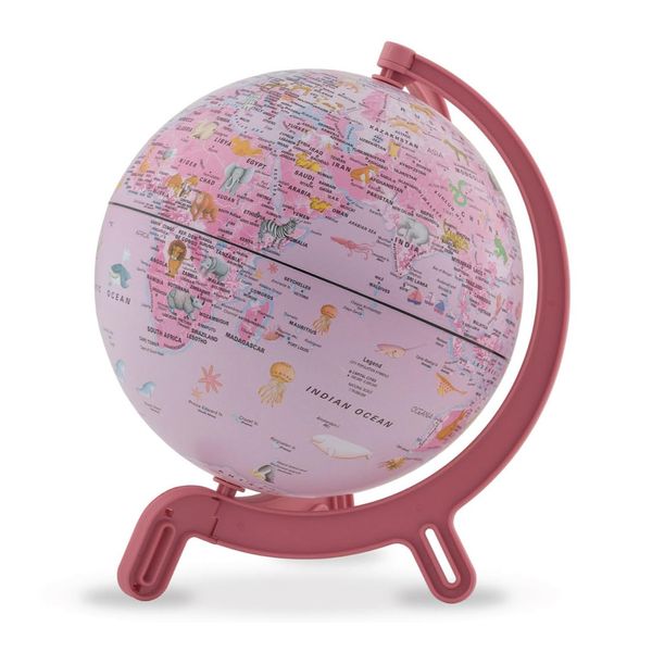 Waypoint Geographic Giacomino Globe, 6” Diameter Physical Earth World Globe, Up-to-Date Mini Globe for Kids, Learning Tool for Home and Classroom, Blue