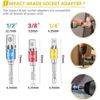 20Pcs Drill Bit Holder Flexible Drill Bit Extension Set Hex Shank Socket Adapter