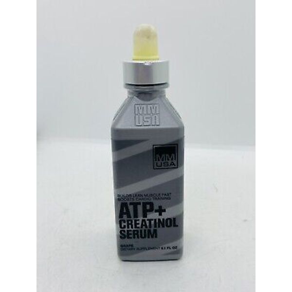 New&Sealed MM USA ATP+ Creatinol Serum Pre-Workout 5.1 fl oz Grape EXP 4/2025