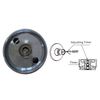 Chrome Timed Non Concussive Concealed Shower Valve Self Closing Gym Pool Schools