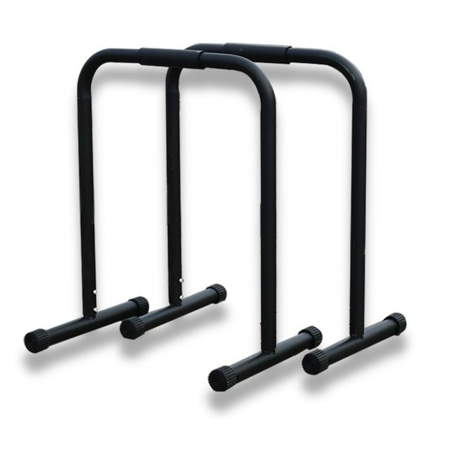 Equalizer Bar Parallel Bars Dips Bar Health Homet Bar Indoor Equipment, Yellow (Height Not Adjustable)