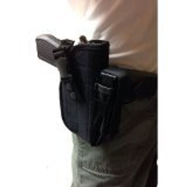 Nylon Gun Holster for Your Hip, Side or Tactical Vest. Fits Beretta 92 Series, 92 FS, 9mm.40 S&W