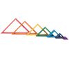 TickiT - 73418 Wooden Rainbow Architect Triangles - Nesting Puzzle - Stacking Blocks for Ages 1+