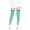 LEG AVENUE Damen Striped Strumpfhose, Weiß, Einheitsgröße EU