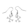 Bone Bones Earrings Miniblings Crossed Bones Dog Stone Age Pirate Skeleton