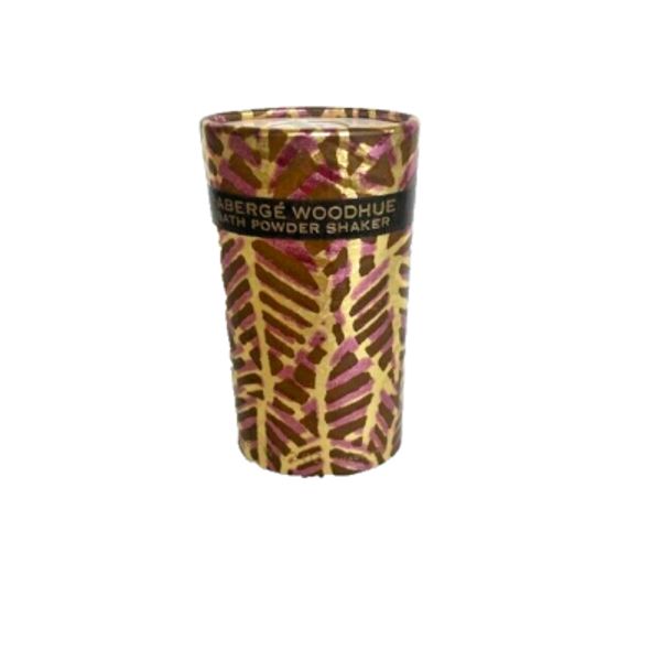 Vintage Faberge Woodhue Bath Powder Shaker 2 oz  Free Shipping