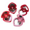 zaoalife Makeup Replace Box Simple With Mirror Heart-shaped Empty Box Practical Safety Eyeshadow Makeup Box