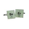 Retro Periodic Table Beer Design Cufflinks in gift box cuff links
