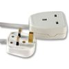 Cable-Core 1 Socket Gang Power Cord Extension 2 meters