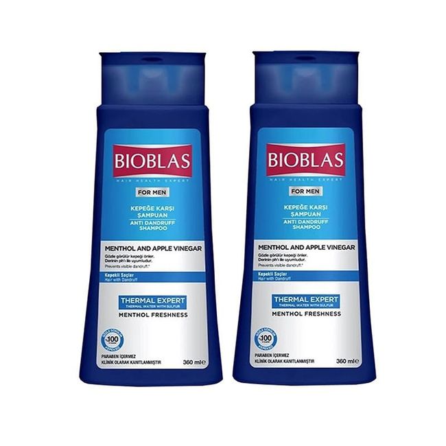 Bioblas Thermal Expert Men Kepeğe Karşı Şampuan 360 ml x 2 Adet