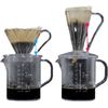 CAFEC DEEP27 Flower Dripper (FDD-27, 1 Cup, Clear)