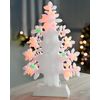 WeRChristmas Tree Decoration with Colour Changing 20-LED Lights - 43 cm, Multi-Colour