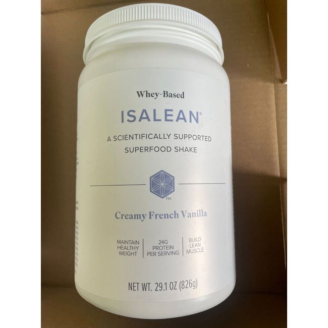 Isagenix Isalean SuperFood Shake Natural Creamy French Vanilla Meal Exp. 09/24