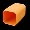 Sourcingmap Plastic Bathroom Toothbrush Toothpaste Holder Tooth Cleaning Mug Cup 300ml Orange