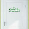 Laundry Room Wash Dry Fold Door Wall Vinyl Quote Sticker Decor Art Decal 059