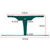 DEEYOTA Wheelchair Safety Belt, Fall Prevention Belt, Seat Belt for Wheelchairs, One-Touch Fixation, Wheelchairs, Slipping, Guard, Seat Belt, Restraints, For Elderly, Elderly, Nursing Care