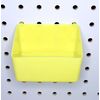 Small Plastic Pegboard Storage/Parts Bins - Multi-Pack - Red, Yellow, or Black (10, Yellow)