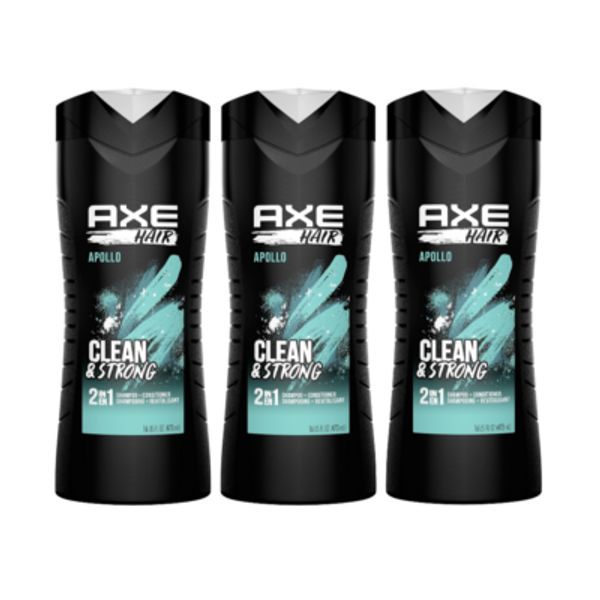AXE 2 in 1 Shampoo and Conditioner Apollo 16 oz 3 Pack