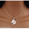 Solid Sterling Silver HORSE HEAD Pendant (Heavy Quality, Handmade UK) Optional Necklace