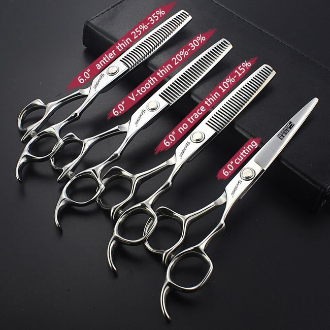 Cool Barber Shop Personalized Scissors Set Hair Stylist Professional Hair  Cutting 6 Inch Hairdressing Knife Cut Flat Shear Thinn