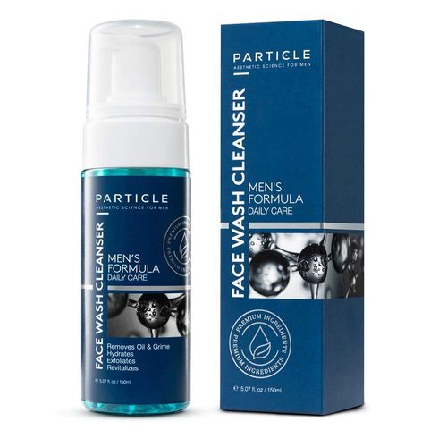 Particle Mens Face Wash - Anti Aging Face Cleanser for Men (5.07 Oz) - Daily Moisturizing Face Wash for Men - Revitalizes, Hydrates & Soothes, All Skin Types & All Ages