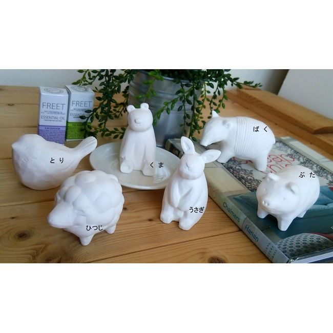 Unglazed Stone Eco Humidifier, No Electricity or Fire, Eco Humidifier (White Rabbit)