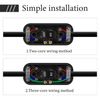 CYIOU 4 Pack Inline Switch 250V/6Amp Lamp Switch Black Inline Rocker Switch for Bedside Lamp Desk Table Light Electrical Cord