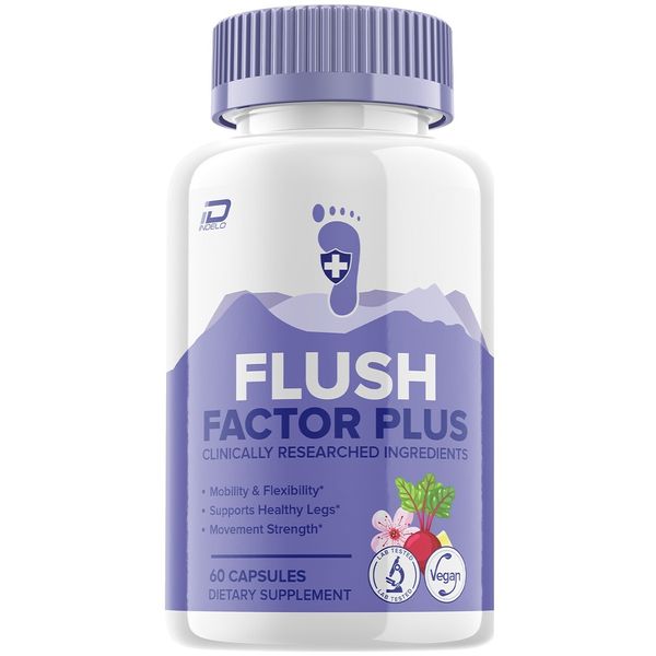 Flush Factor Plus Capsule Supplement – Factor Flush Plus Pills Natural Formula..