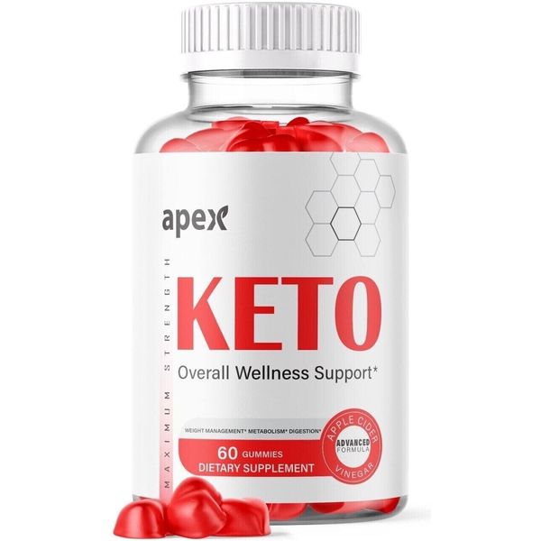 Apex Keto Gummies, Ketos Apple Cider Vinegar Gummies (60 Gummies)