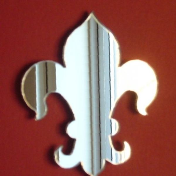 Super Cool Creations Fleur de Lys Mirrors 35cm x 30cm