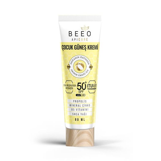 Beeo Propolisli Yüksek Koruma Çocuk Güneş Kremi 50+ SPF 80 ml