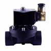 1" Inch Plastic Zero Differential Electric Solenoid Water Process Valve 110V AC