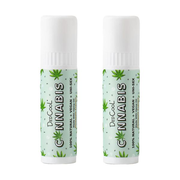 DedCool - Jumbo Vegan Lip Balm Stick | Clean, Non-Toxic Fragrance For All (Pineapple Express, 2 Pack)