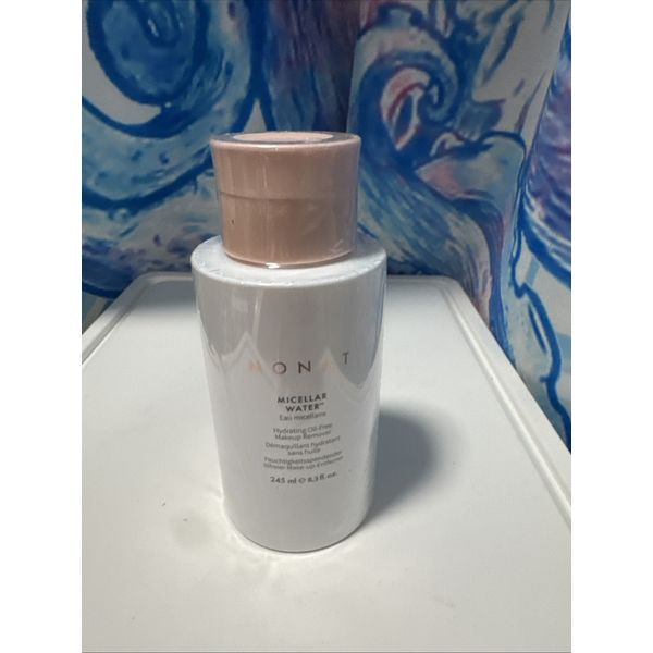 New Sealed MONAT Micellular Water Oil Free Make Up Remover Sealed 8.3 Oz