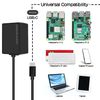 Geekworm Raspberry Pi 5 Power Supply GaN PD 27W 5.1V 5A USB-C