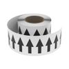 Creative Safety Supply Arrow Pipe Marking Roll (White with Black Arrows) - 3" x 100'