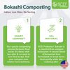 All Seasons Indoor Composter Starter Kit – 5 Gallon Tan Compost Bin for Kitchen 
