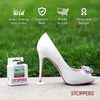 GoGoHeel STOPPERS Heel Protectors - Stops Sinking into Grass (4 Size Set) Clear