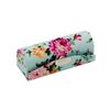 Hanyi Lipstick Case with Mirror, 3 Pcs Vintage Floral Print Leather Lipstick Holder Box Jewelry Organiser