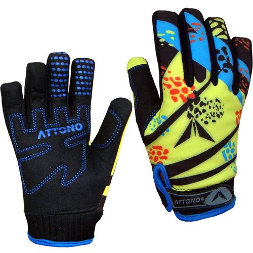 ATTONO Children's Mountain Bike Gloves Gel Cycling Warm Cycling Gloves - Size 3
