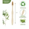 N’Element 2pk Bundle  bamboo 4 Toothbrushes Biodegradable Natural soft bristles