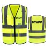 A-SAFETY STAFF High Visibility Reflective Safety Vest