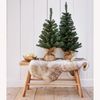 Kaemingk Everlands Mini Tree In Jute Bag 60cm Artificial Christmas Tree