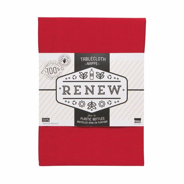 Now Designs Renew Collection 60" x 120" Tablecloth | Chili
