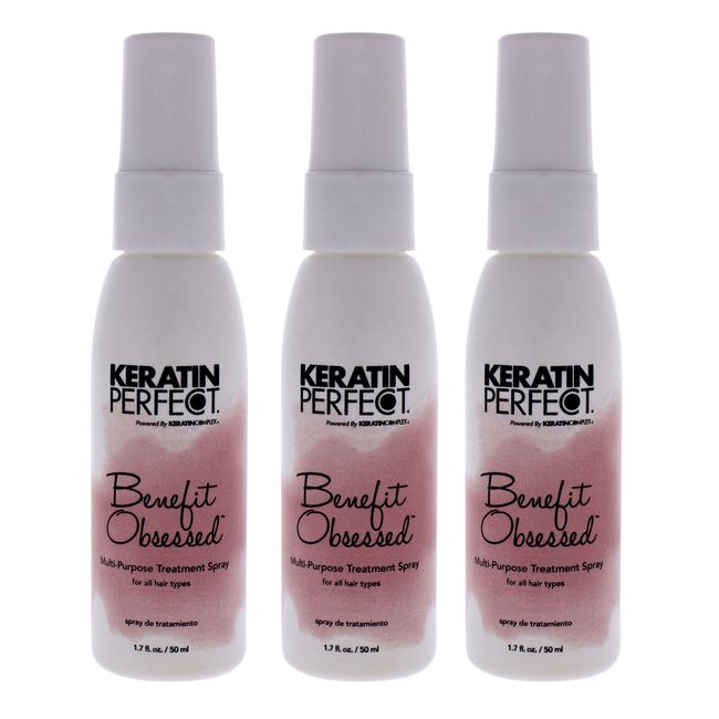 Keratin Benefit Obsessed Treatment Spray - 1.7 oz Treatment - Pack of 3