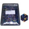 DIY MASTER Black Rainbow Glitter Flakes Random Middle 1.8 oz (50 g)
